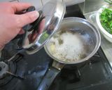 最西のヨモギ乗せヤギ汁そば作り方10写真