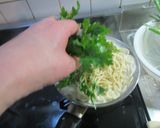 最西のヨモギ乗せヤギ汁そば作り方15写真