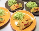 【うす塩そぼろ】×野菜のオムレツ作り方7写真