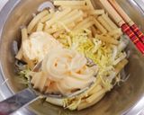 旬☆春キャベツと新玉ねぎのマカロニサラダ作り方5写真