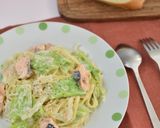 淡路島サクラマスと春キャベツのパスタ作り方7写真