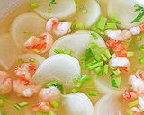 海老とかぶの白だしさっと煮♪作り方6写真