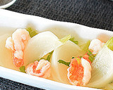 海老とかぶの白だしさっと煮♪作り方7写真