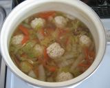 塩こうじの鶏団子スープ作り方4写真