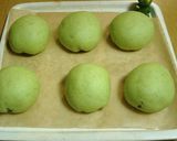 春を食べよう♪白玉あん入りヨモギパン作り方11写真