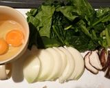 豚肉とホウレン草の卵炒め作り方1写真
