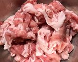 豚こま肉とたっぷりキノコの生姜煮作り方1写真