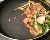 豚肉とホウレン草の卵炒め作り方6写真