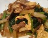 豚肉とホウレン草の卵炒め作り方8写真