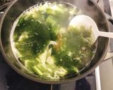 キャベツと押し麦の春スープ作り方5写真