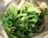 昼夕弁当に♪春の訪れ♪土筆と分葱の炒め物作り方2写真