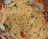 白ワイン香る♪あさりとミニトマトのパスタ作り方9写真