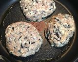 ふわふわ♡豆腐とヒジキのヘルシーバーグ作り方6写真