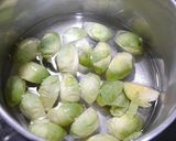 簡単！芽キャベツのお味噌汁作り方2写真