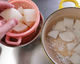 角煮と共に煮込む大根≦ФωФ≧作り方6写真