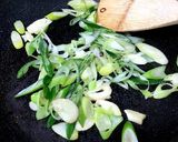 牛そぼろとたっぷりネギの甘辛パスタ作り方3写真