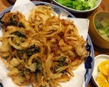 レモンと生わかめのかき揚げ作り方7写真