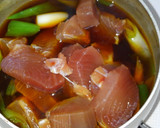簡単おつまみにも✤マグロと長ネギの煮物❁作り方2写真