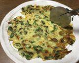 葉っぱも食べる葉玉葱で♪チヂミ作り方13写真