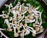 フライパンで炒り卵とほうれん草のサラダ風作り方3写真