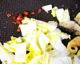鯖ベーコン白菜ペペロンチーノ白滝作り方8写真
