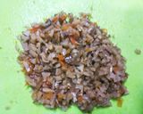 れんこんきんぴらで☆照焼きハンバーグ作り方1写真