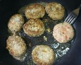 れんこんきんぴらで☆照焼きハンバーグ作り方5写真