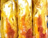 簡単な朝食明太子チーズ卵焼き作り方6写真