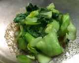 青梗菜の胡麻酢味噌和え作り方3写真
