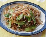 レタスの焼きそば♪作り方3写真