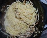 クリームジェノベーゼスパゲッティー作り方5写真