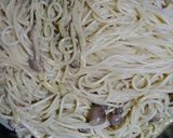クリームジェノベーゼスパゲッティー作り方6写真