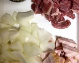 青梗菜と豚肉の炒め物作り方1写真