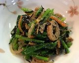 簡単！ひじき煮とほうれん草の胡麻和え作り方3写真