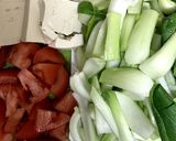 青梗菜と豚肉の炒め物作り方2写真