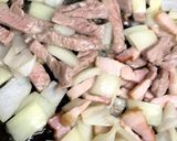 青梗菜と豚肉の炒め物作り方5写真