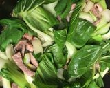 青梗菜と豚肉の炒め物作り方7写真