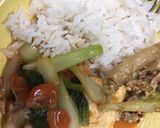青梗菜と豚肉の炒め物作り方9写真