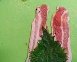白米泥棒！！簡単カボチャの豚バラ大葉巻き作り方3写真