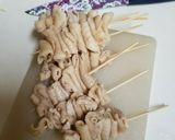 フライパン焼き鳥☆皮☆作り方5写真