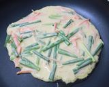 じゃこ入り♩ネギとにんじんのチヂミ風作り方3写真