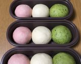 求肥入り♡酒粕３色あんぱん作り方12写真