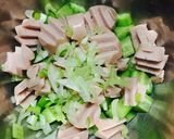 味噌味☆まかろにサラダ作り方1写真