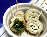 大葉とチーズのちくわ巻き作り方3写真