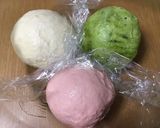 求肥入り♡酒粕３色あんぱん作り方6写真