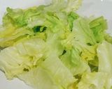 簡単で美味しい!! レタスの酢味噌和え作り方1写真