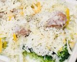 ゆるグラ☆ソーセージ＆温野菜のグラタン作り方4写真