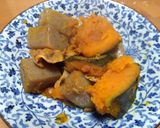 炊飯器でホクホク　かぼちゃ煮　手間いらず作り方8写真