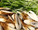 お弁当にも！ちくわと水菜のカレーマヨ炒め作り方1写真