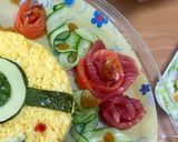 ミニオンちらし寿司ケーキ　こどもの日作り方5写真
